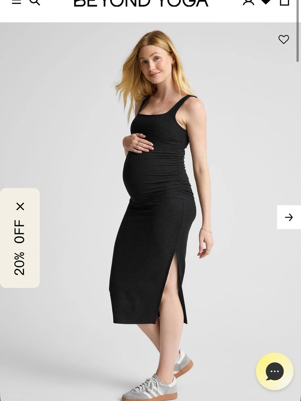 Beyond yoga maternity dress